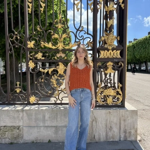 pull sans manche billie orange 1