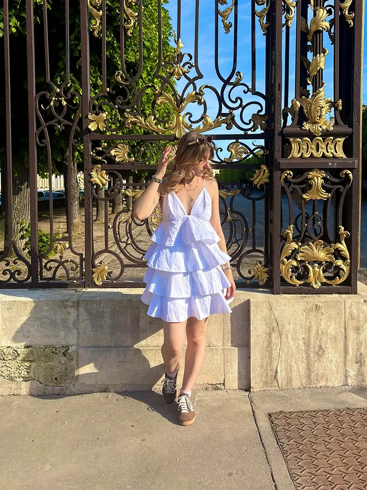 robe calypso blanche 1