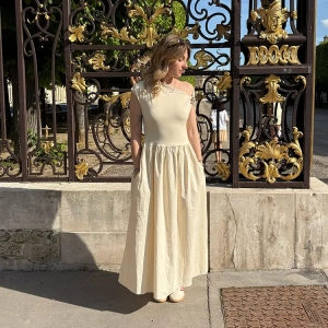 robe longue florence creme 1