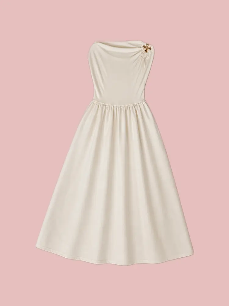 robe longue florence creme 4 1